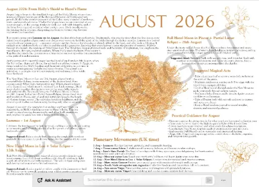 Activating Magical Calendar